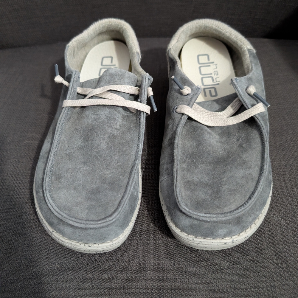 Hey Dude Wendy Suede In Dark Grey (Women's)